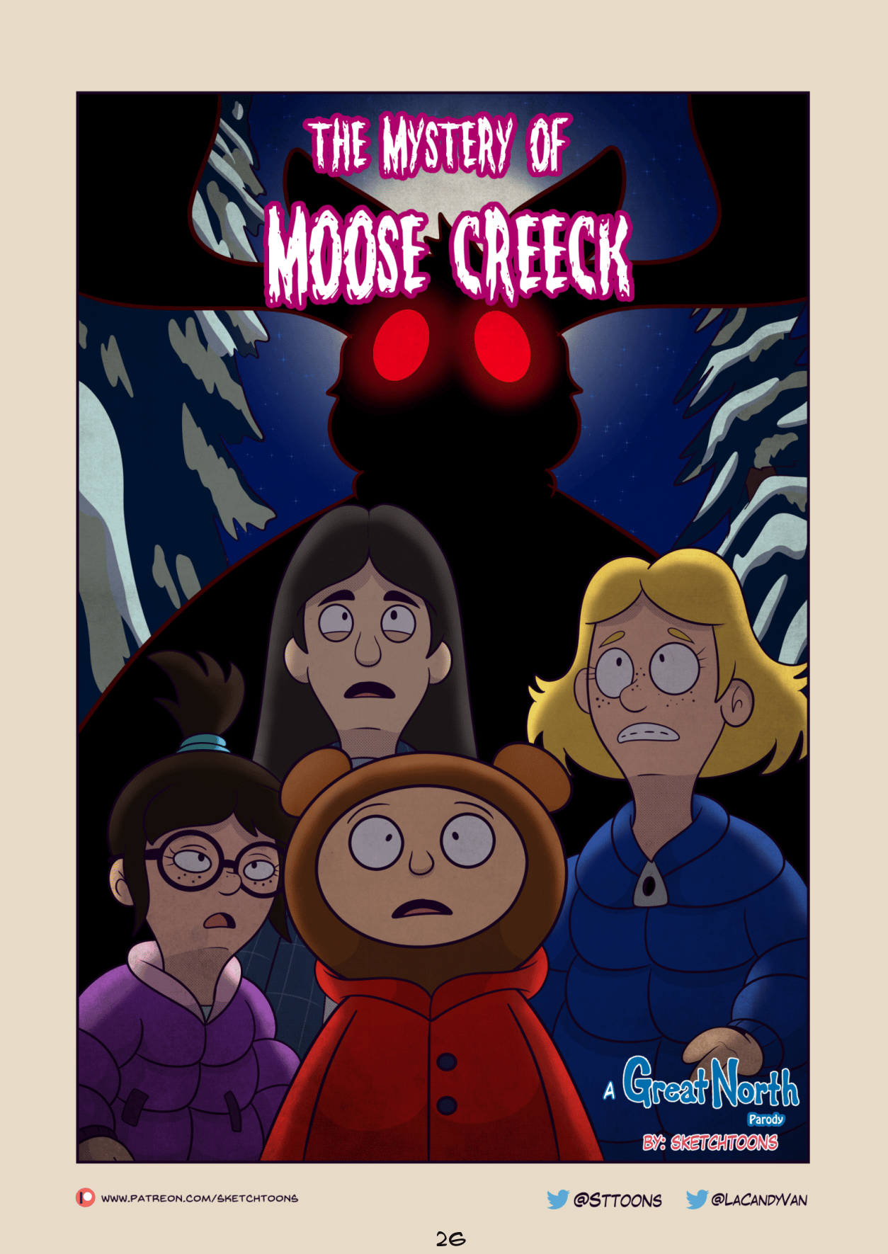 The Mystery of Moose Creeck - adult comic cover
