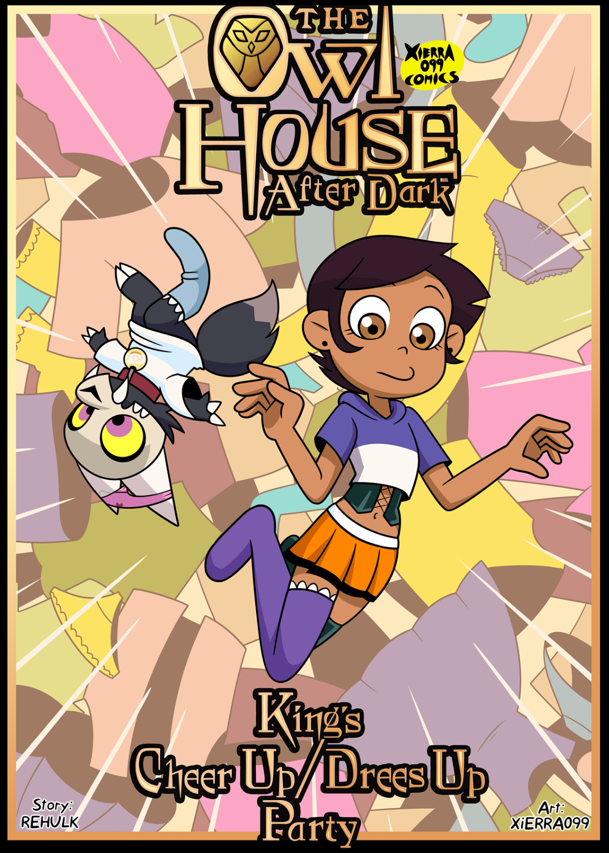 The Owl House - After Dark: King's Cheer Up - adult comic cover