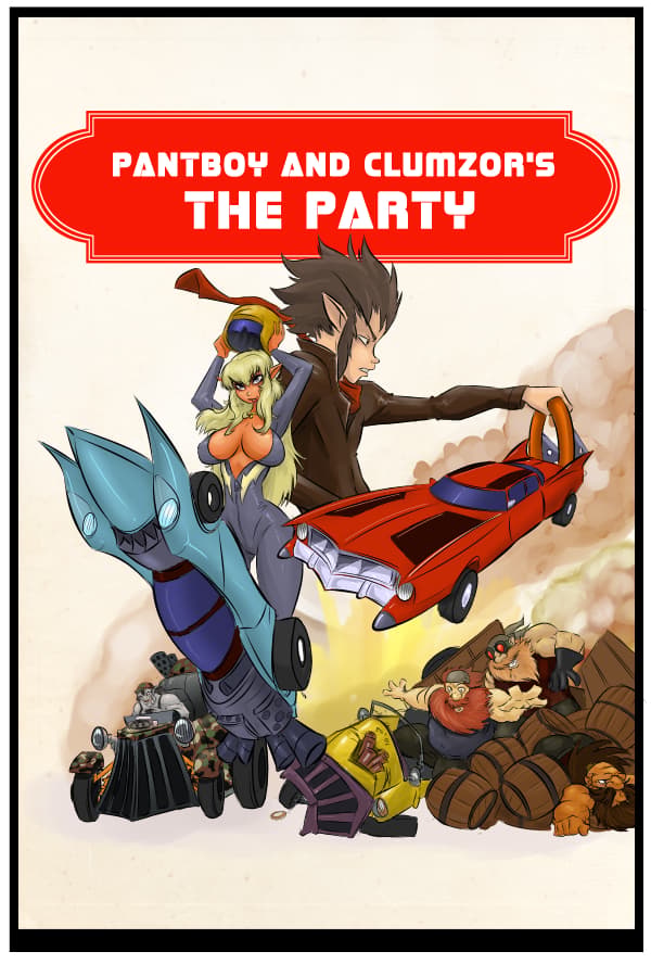 The Party 6 - adult comic cover