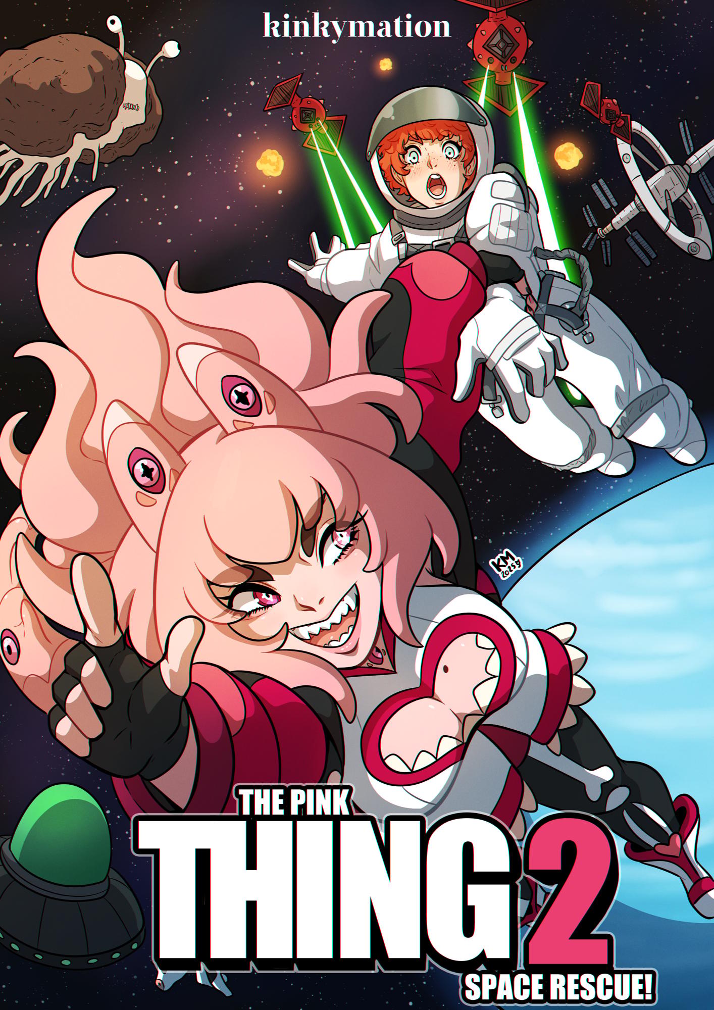The Pink Thing 2: Space Rescue! - adult comic cover