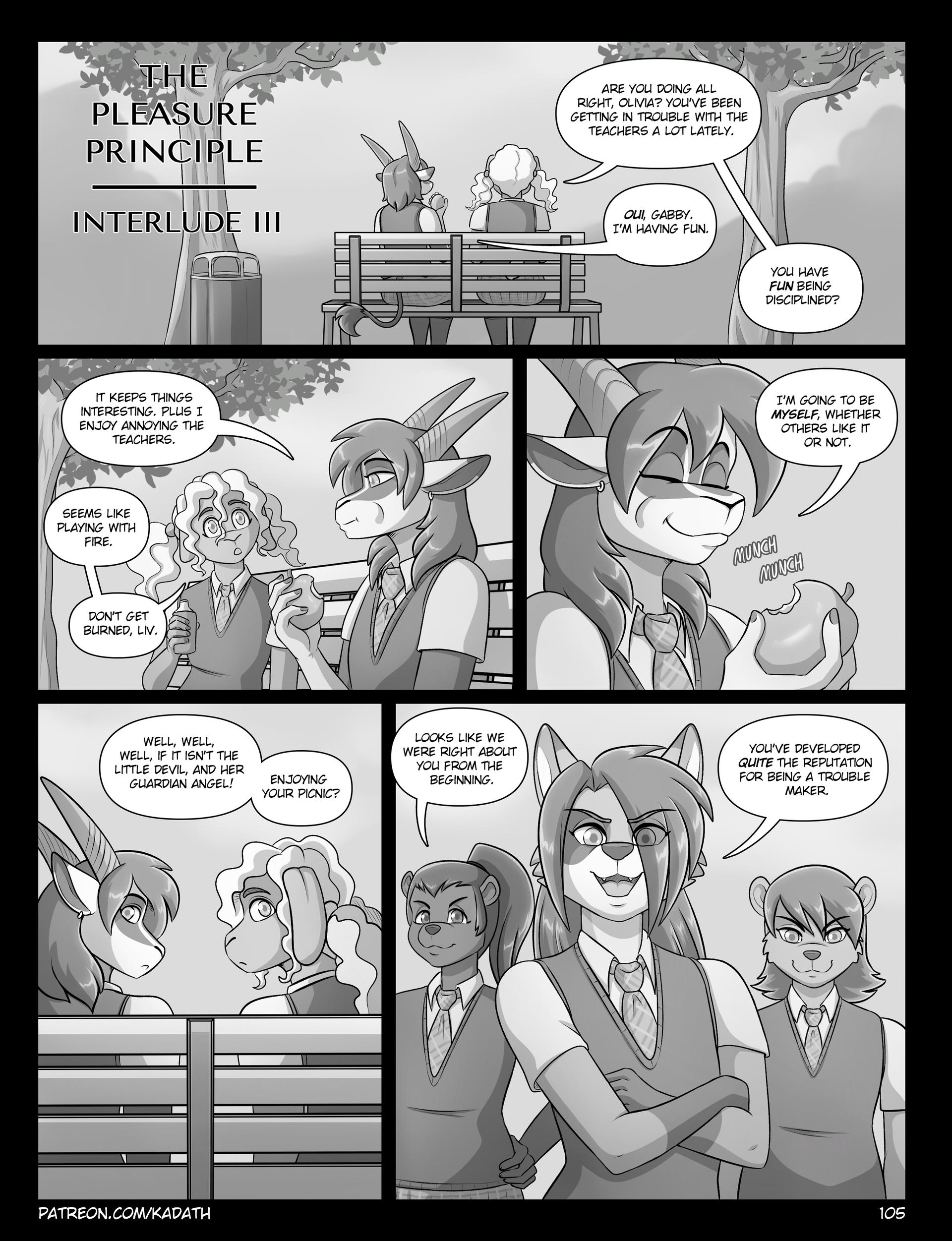 The Pleasure Principle 3 - adult comic cover