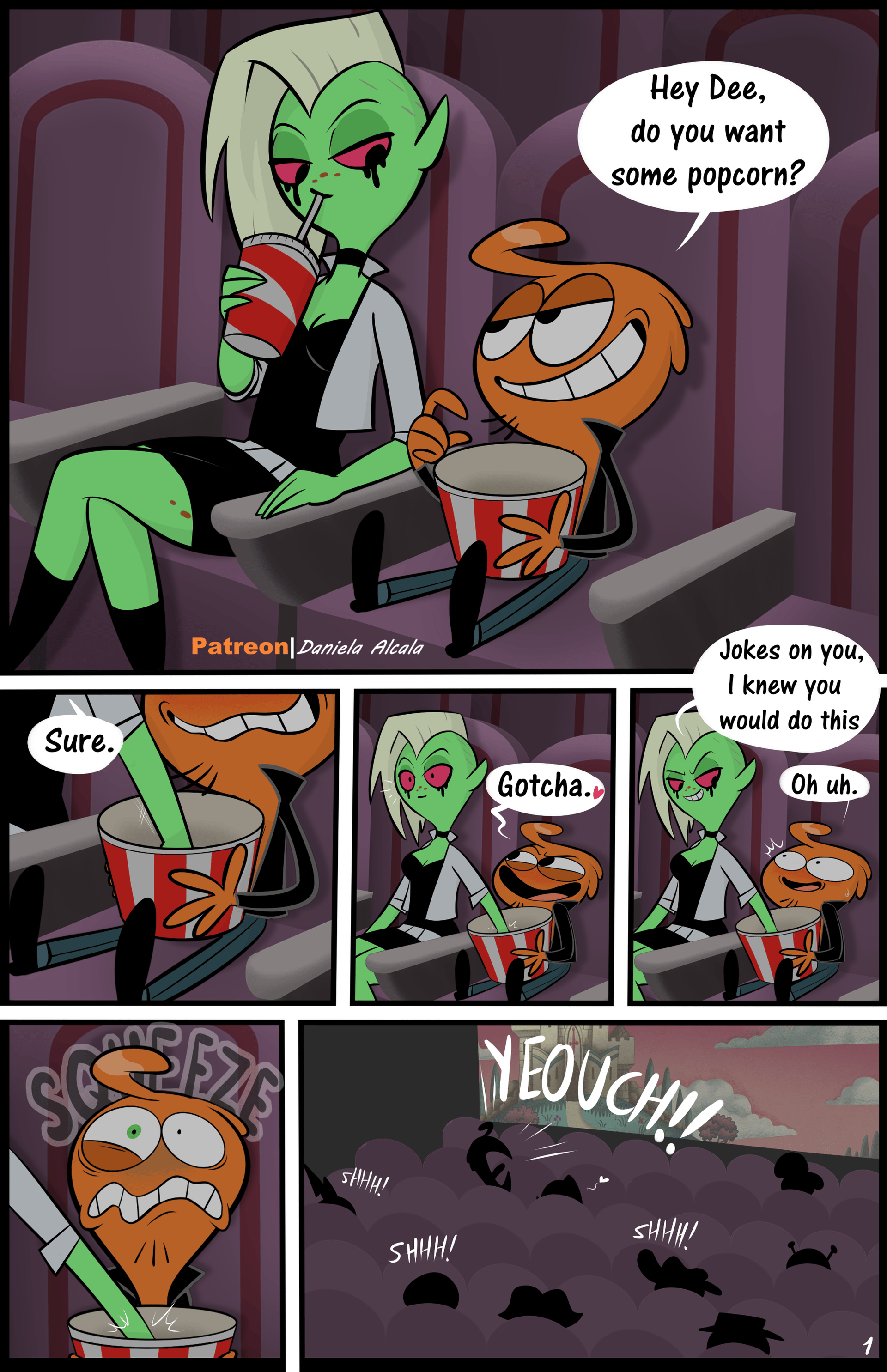The Popcorn Trick - adult comic cover
