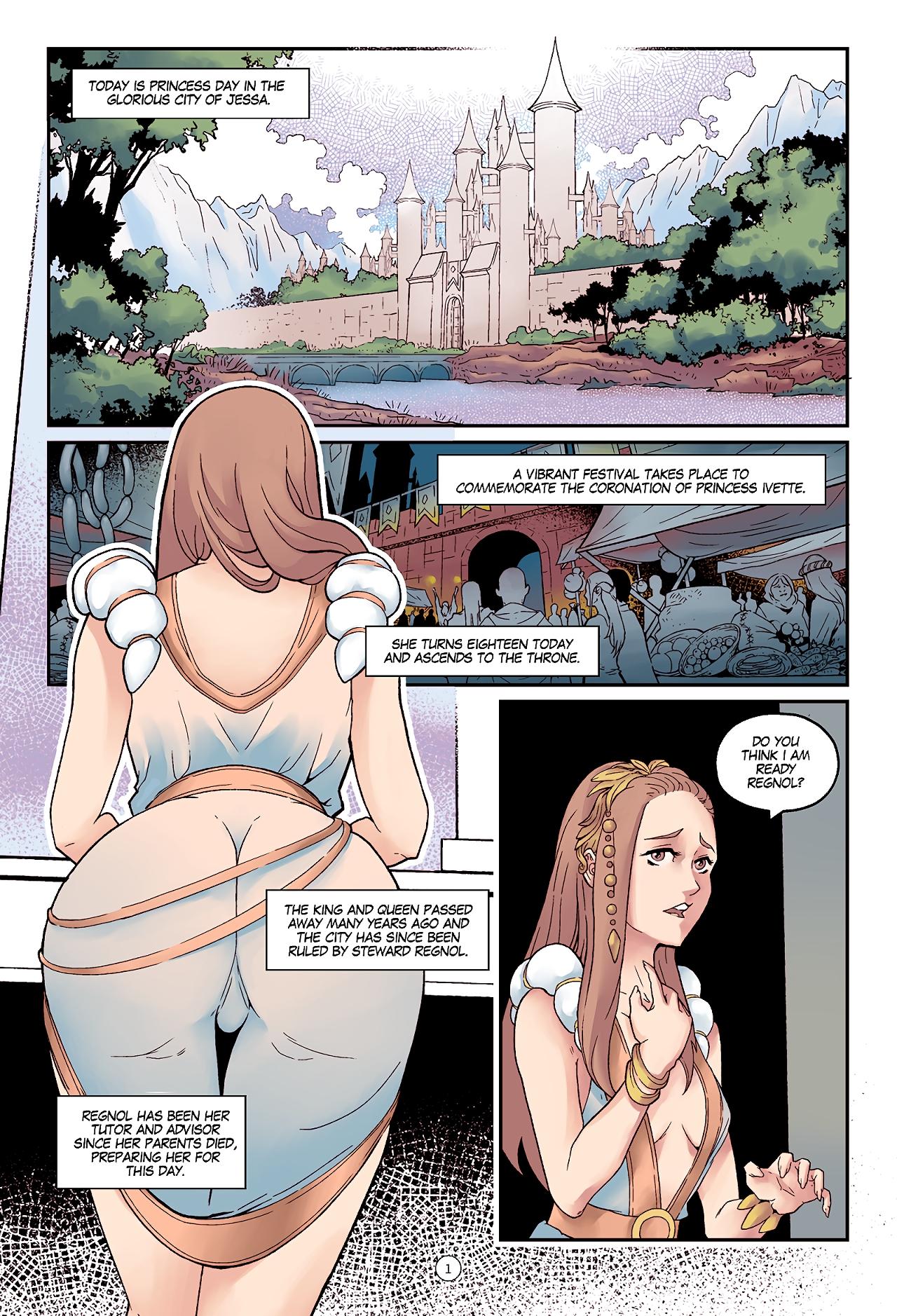 The Princess Guard - adult comic cover