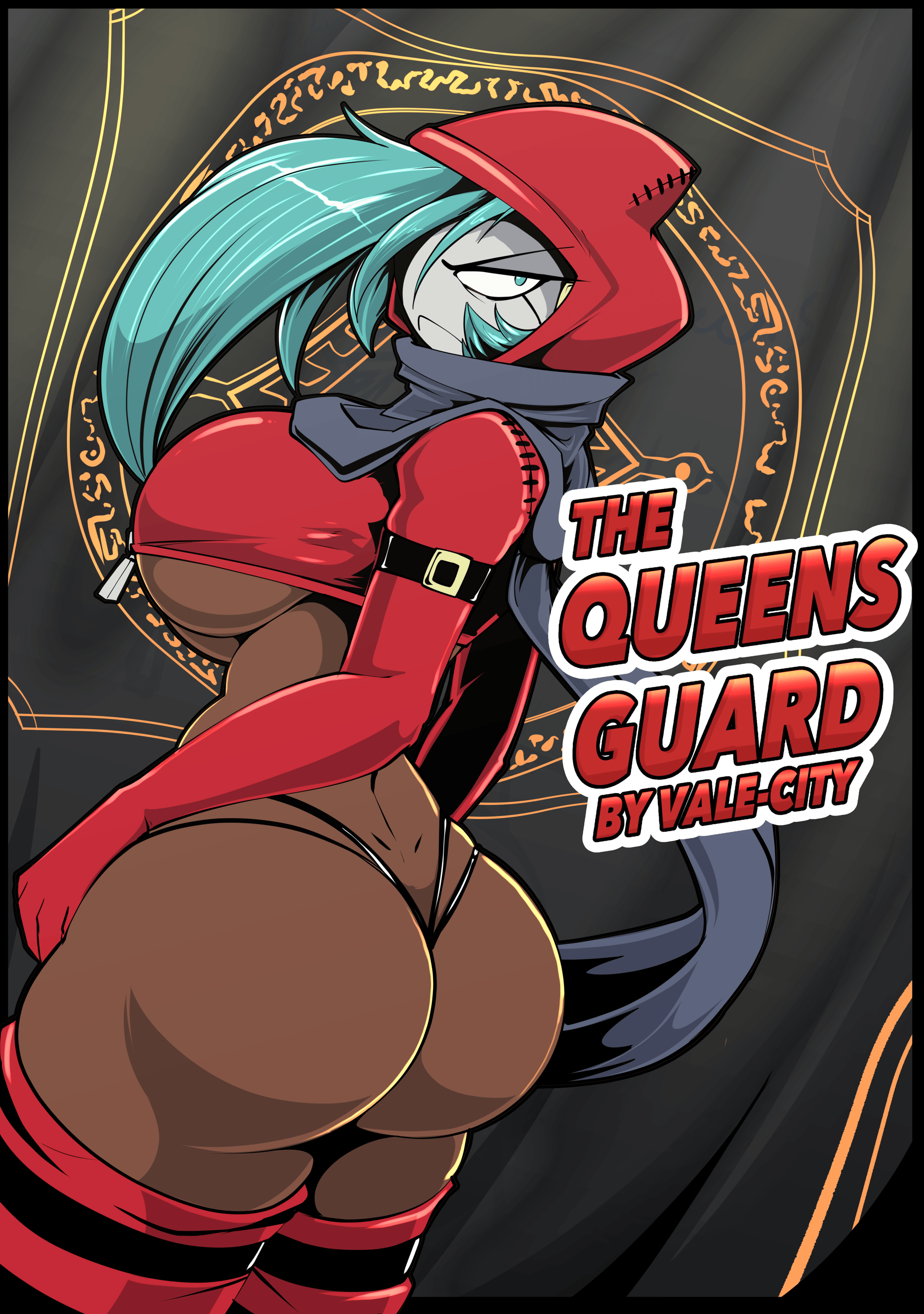 The Queen's Guard - adult comic cover