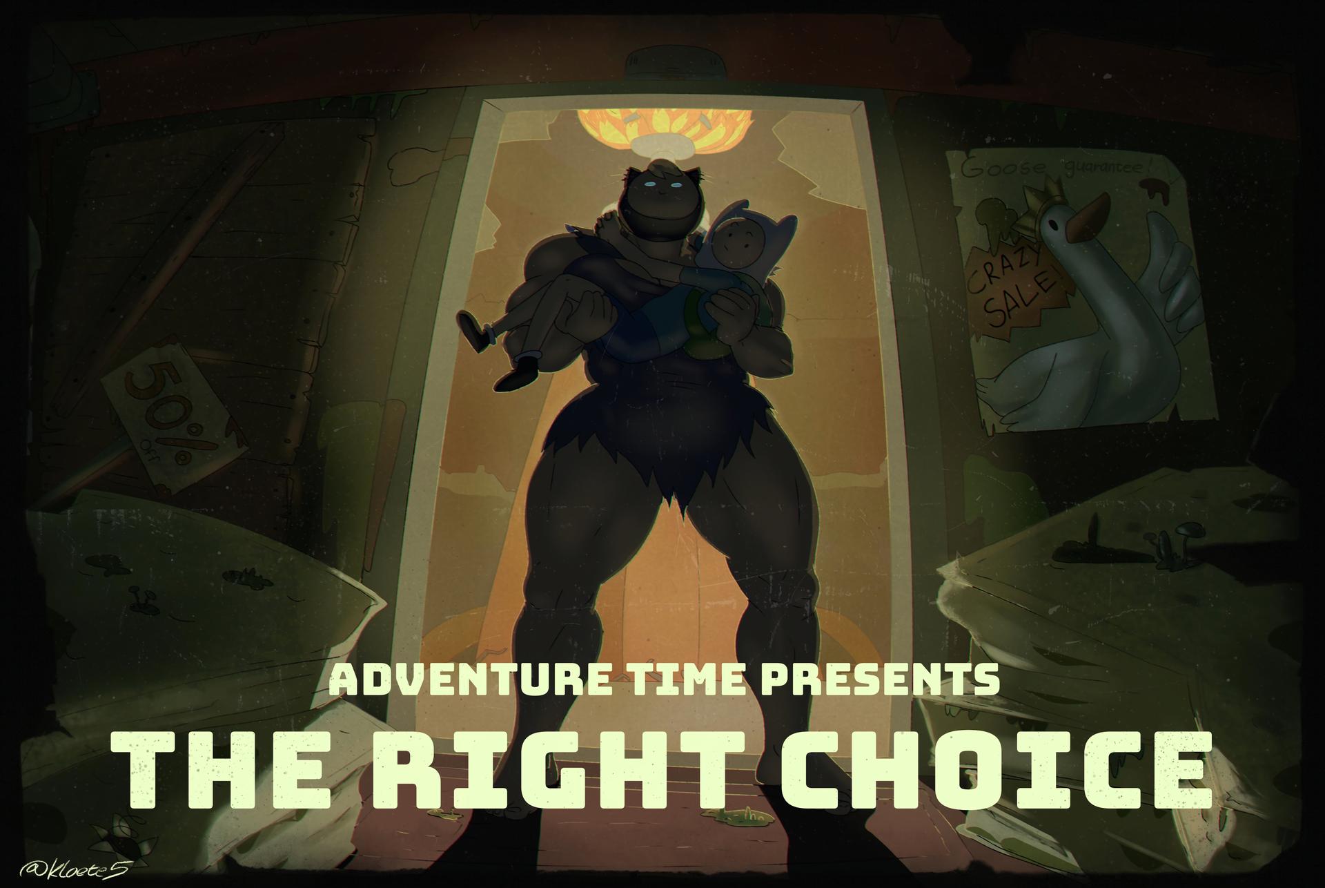 The Right Choice - adult comic cover