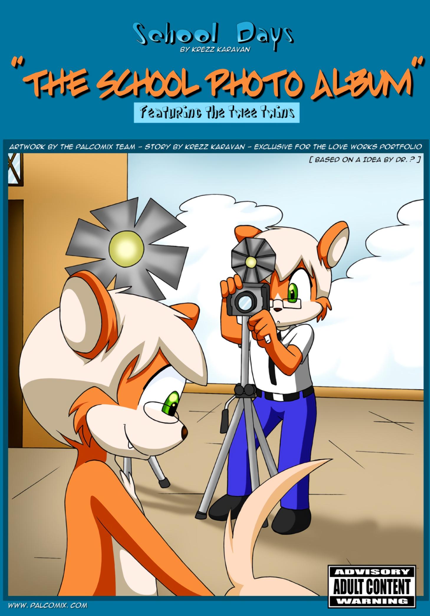 The School Photo Album - adult comic cover
