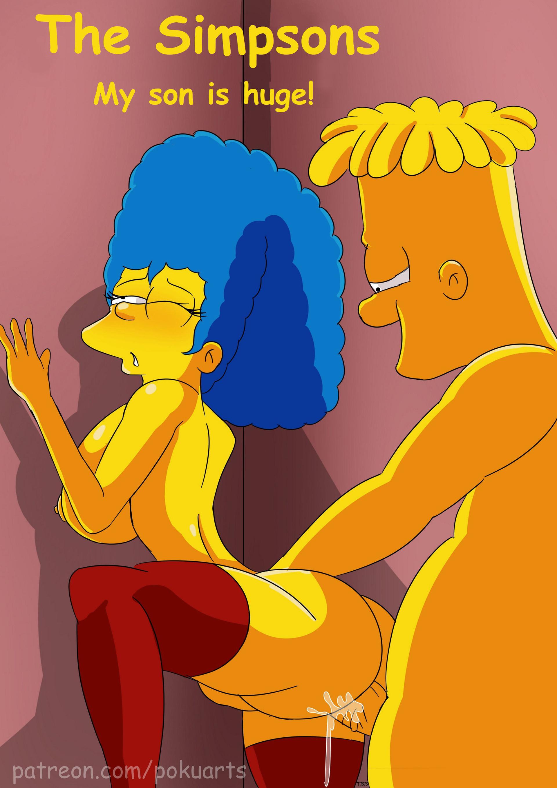 The Simpsonss: My Son is Huge! - adult comic cover