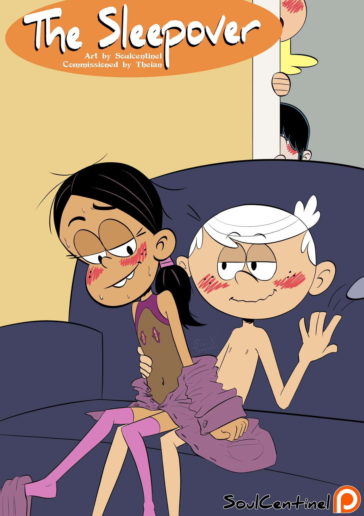 The Sleepover - adult comic cover