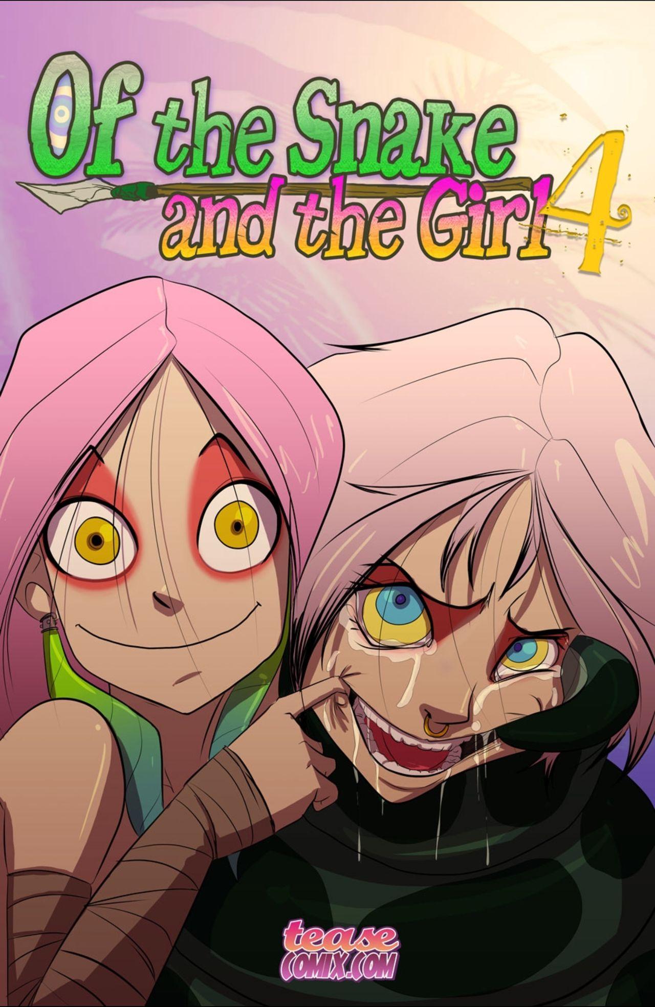 The Snake and The Girl 4 - adult comic cover