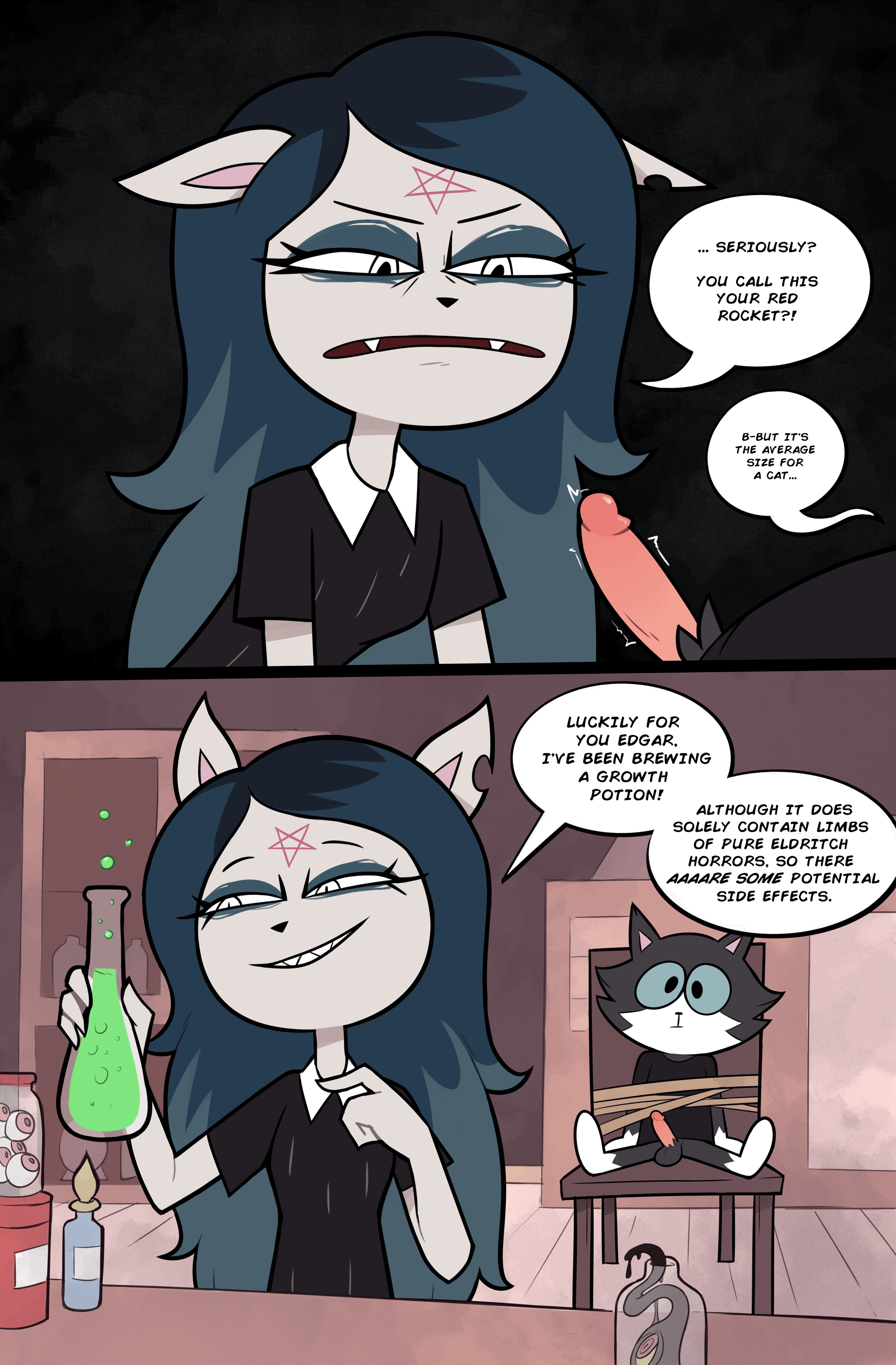 The Summoning Comic - adult comic cover