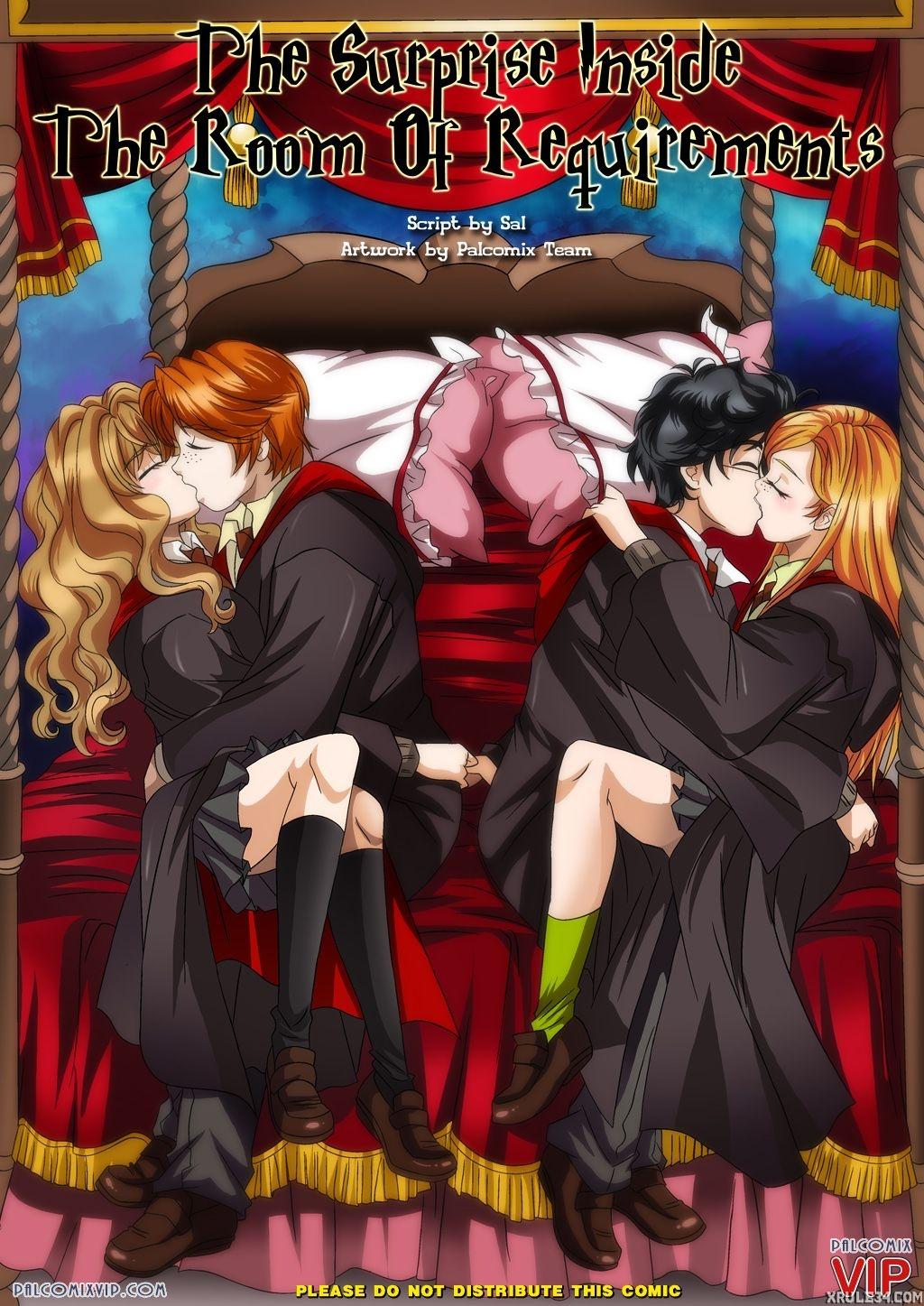 The Surprise inside the room of Requirements - adult comic cover