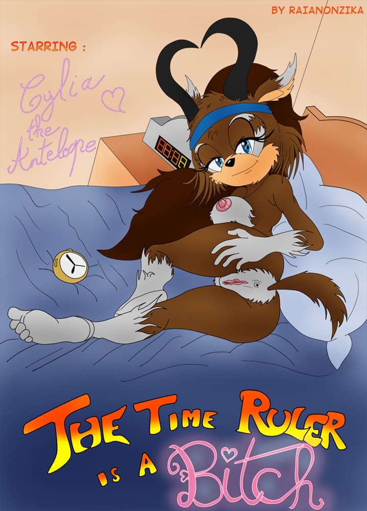 The Time Ruler is a Bitch - adult comic cover