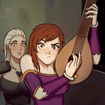 The Witcher and the horny bard - Read free adult comic online