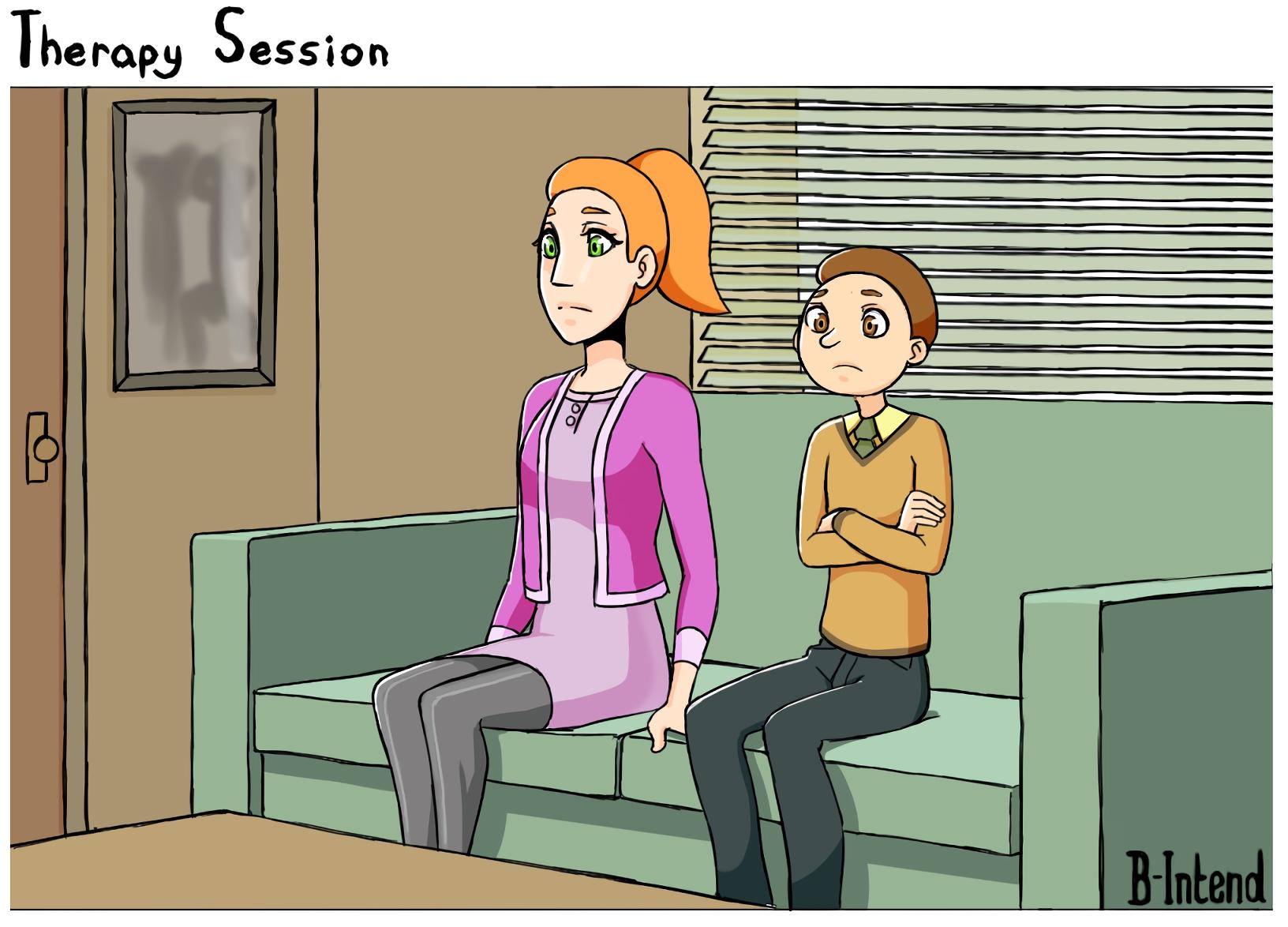 Therapy Session 1-6 - adult comic cover