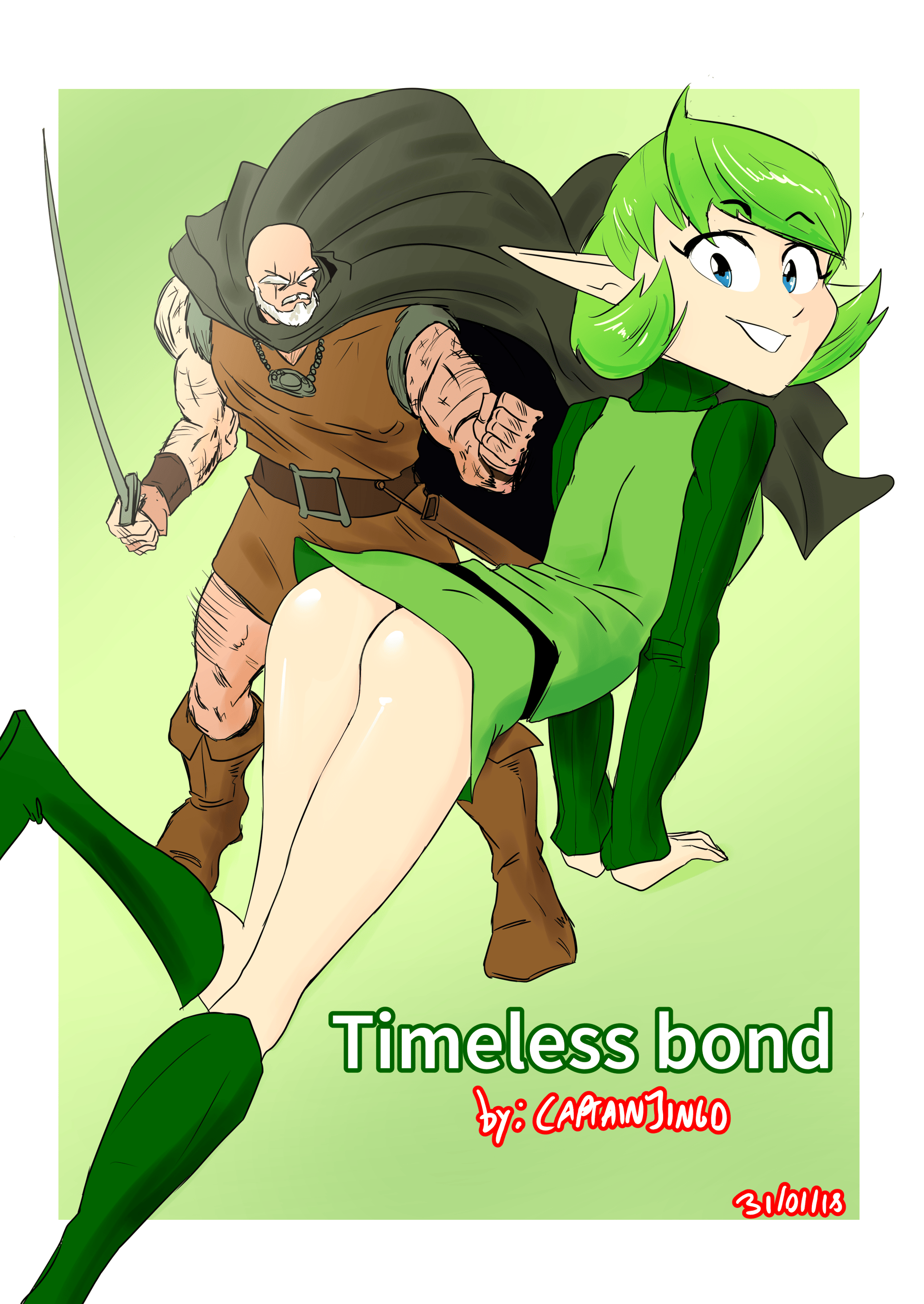 Timeless bond - adult comic cover