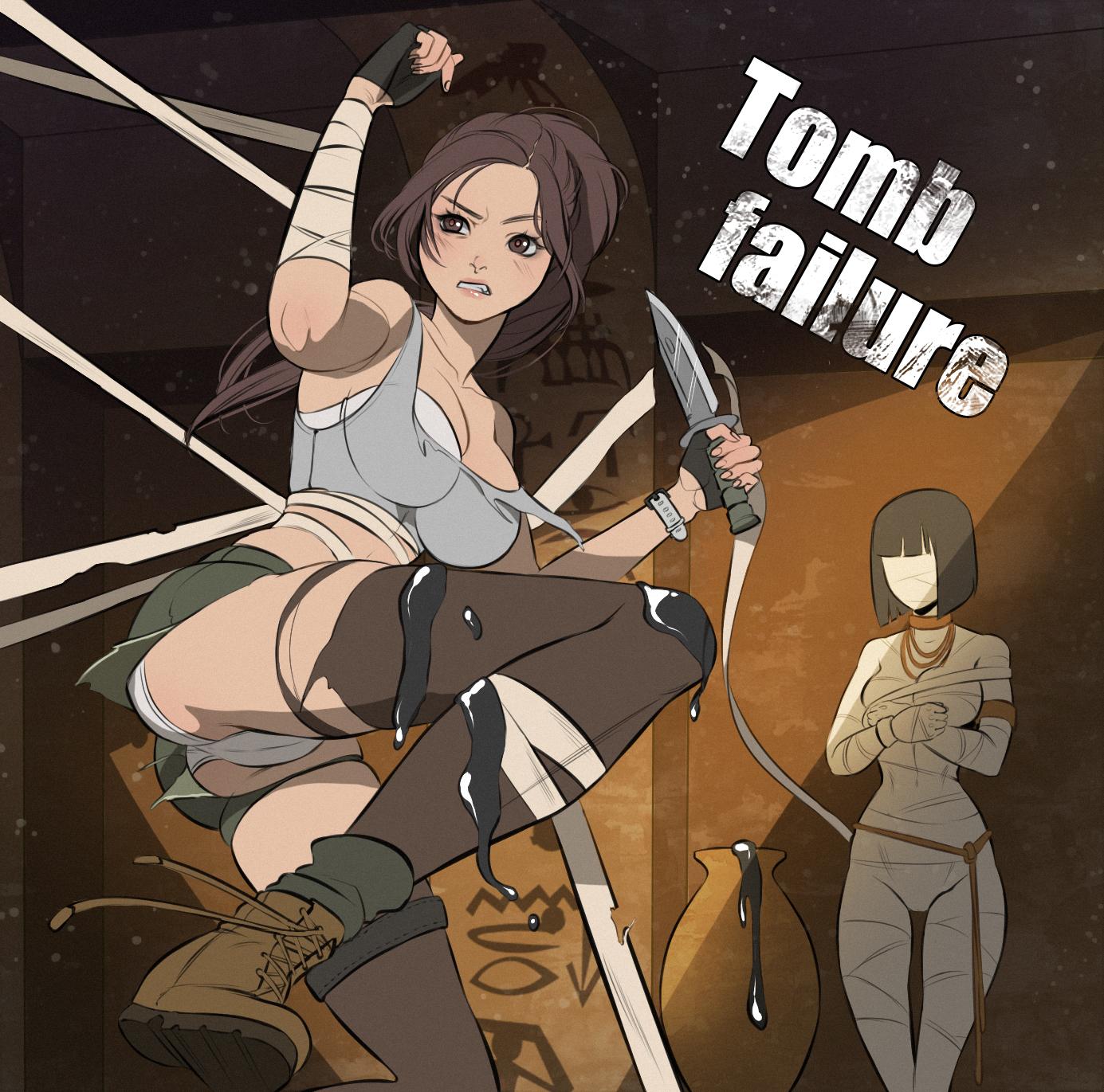 Tomb Failure - adult comic cover