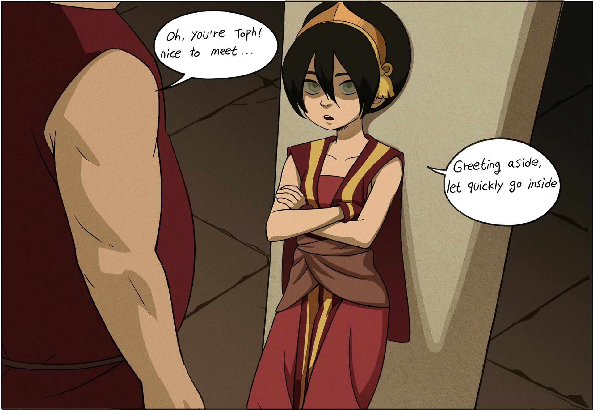 Toph Beifong - adult comic cover