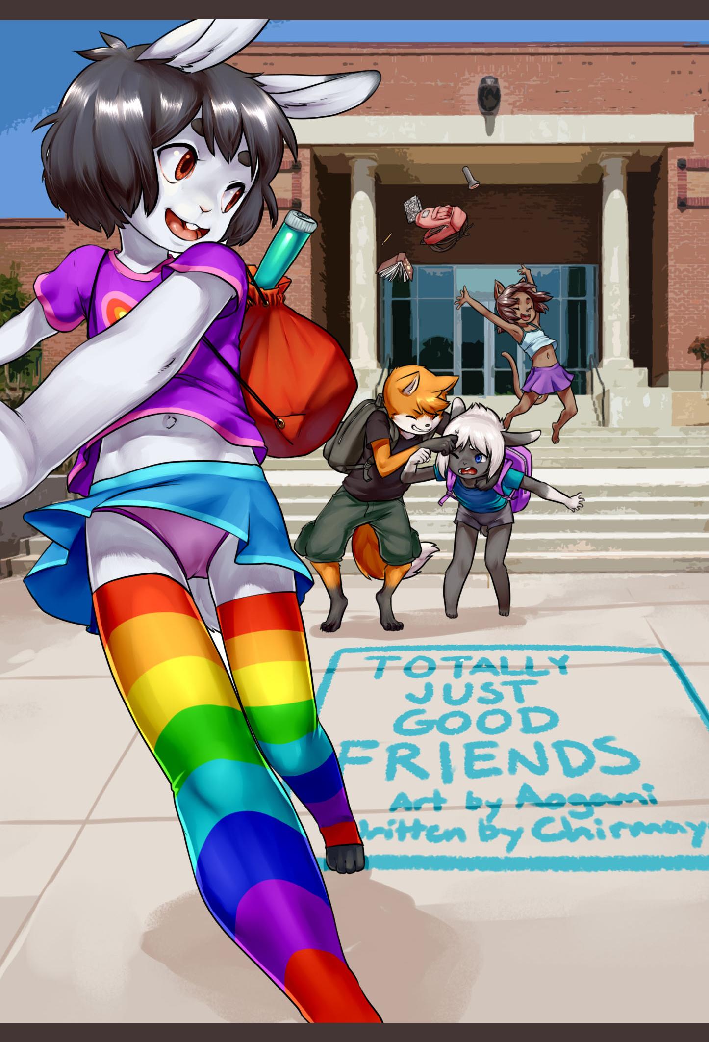 Totally Just Good Friends - adult comic cover