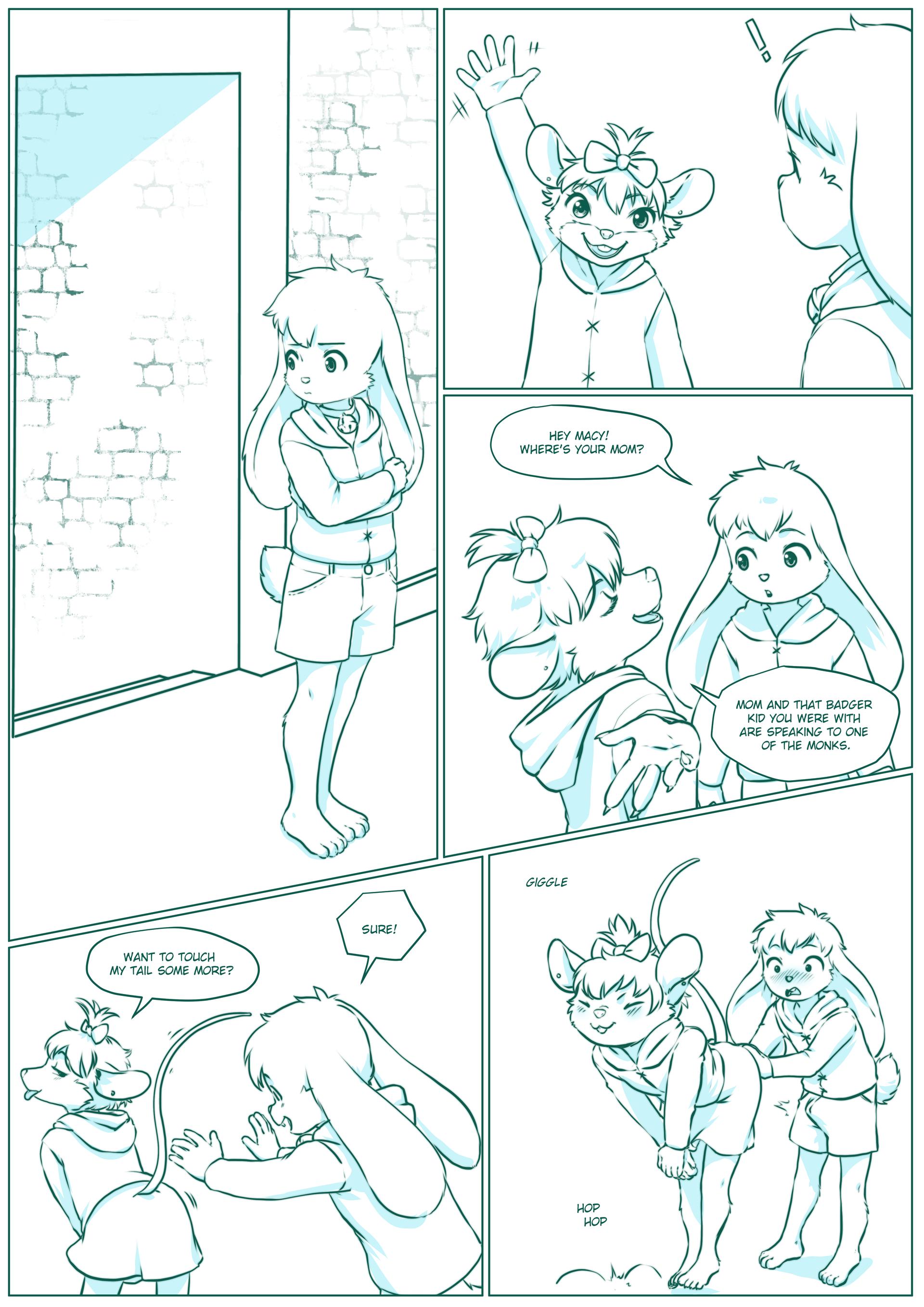 Touch my Tail - adult comic cover
