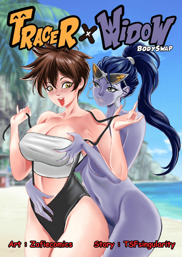 Tracer x Widow BodySwap - Read free adult comic online