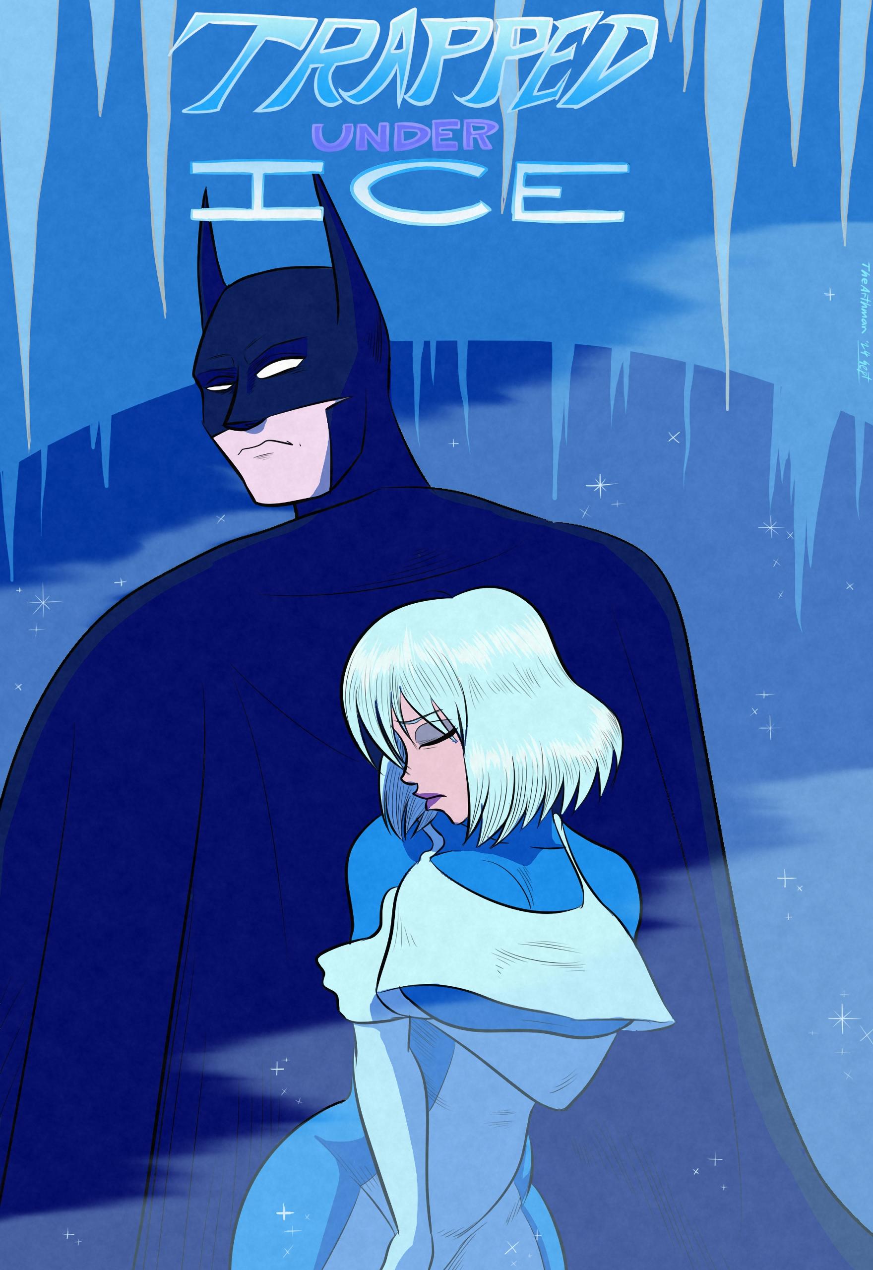 Trapped Under Ice - adult comic cover