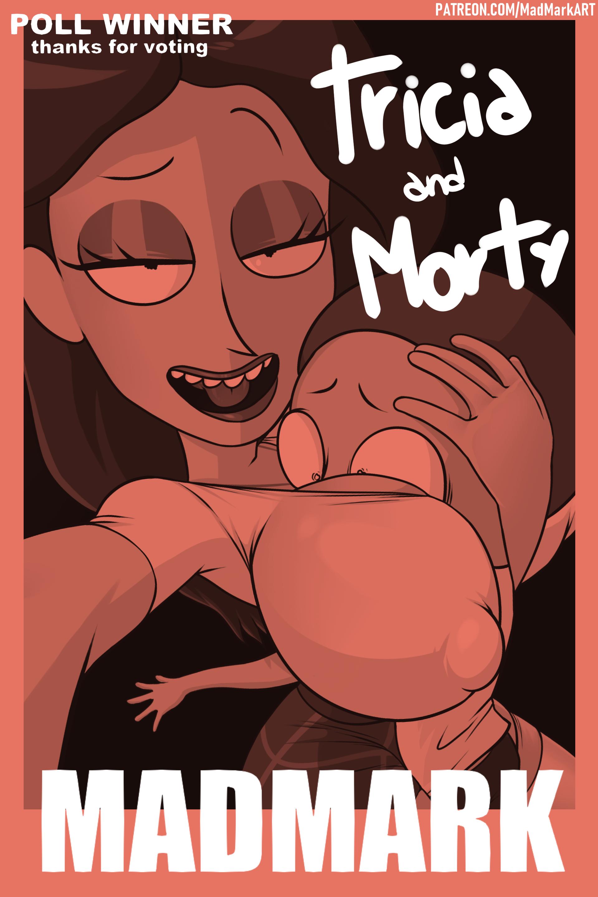 Tricia and Morty - adult comic cover