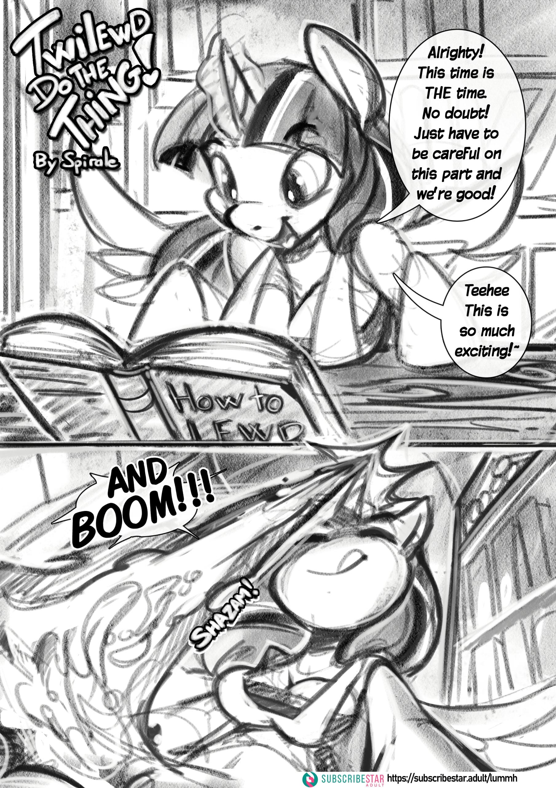 Twilewd, Do The Thing! - adult comic cover