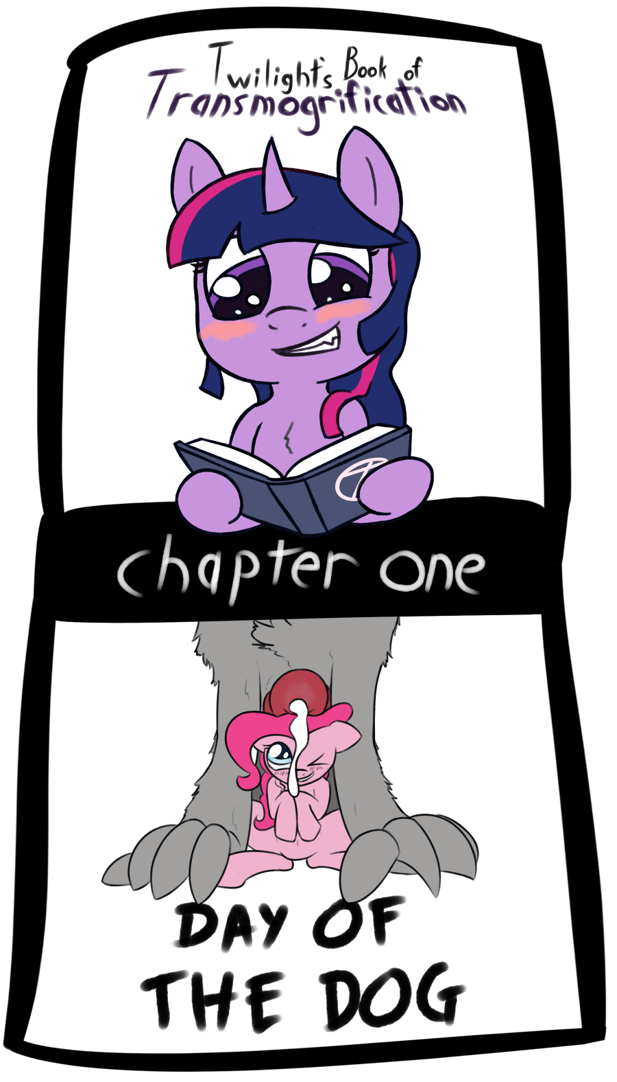 Twilight's Book of Transmogrification Chapter 1: Day of the Dog - adult comic cover