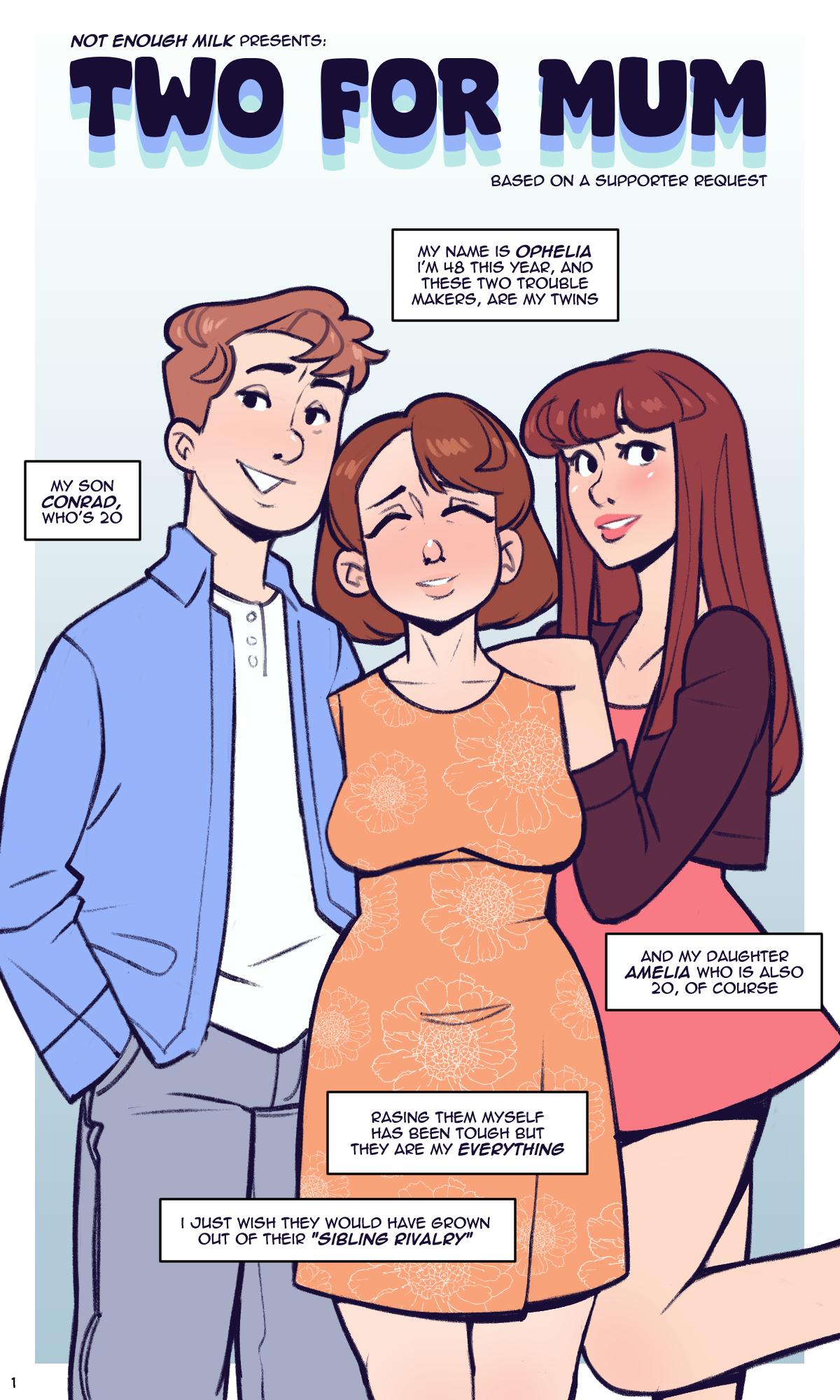 Two For Mum - adult comic cover