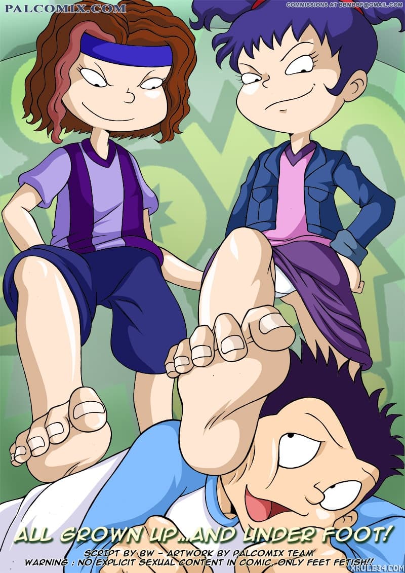 Under foot - adult comic cover