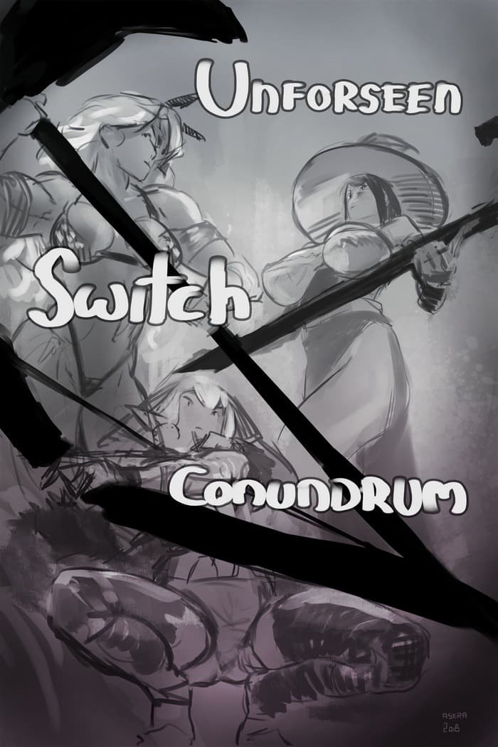 Unforseen Switch Conundrum - adult comic cover