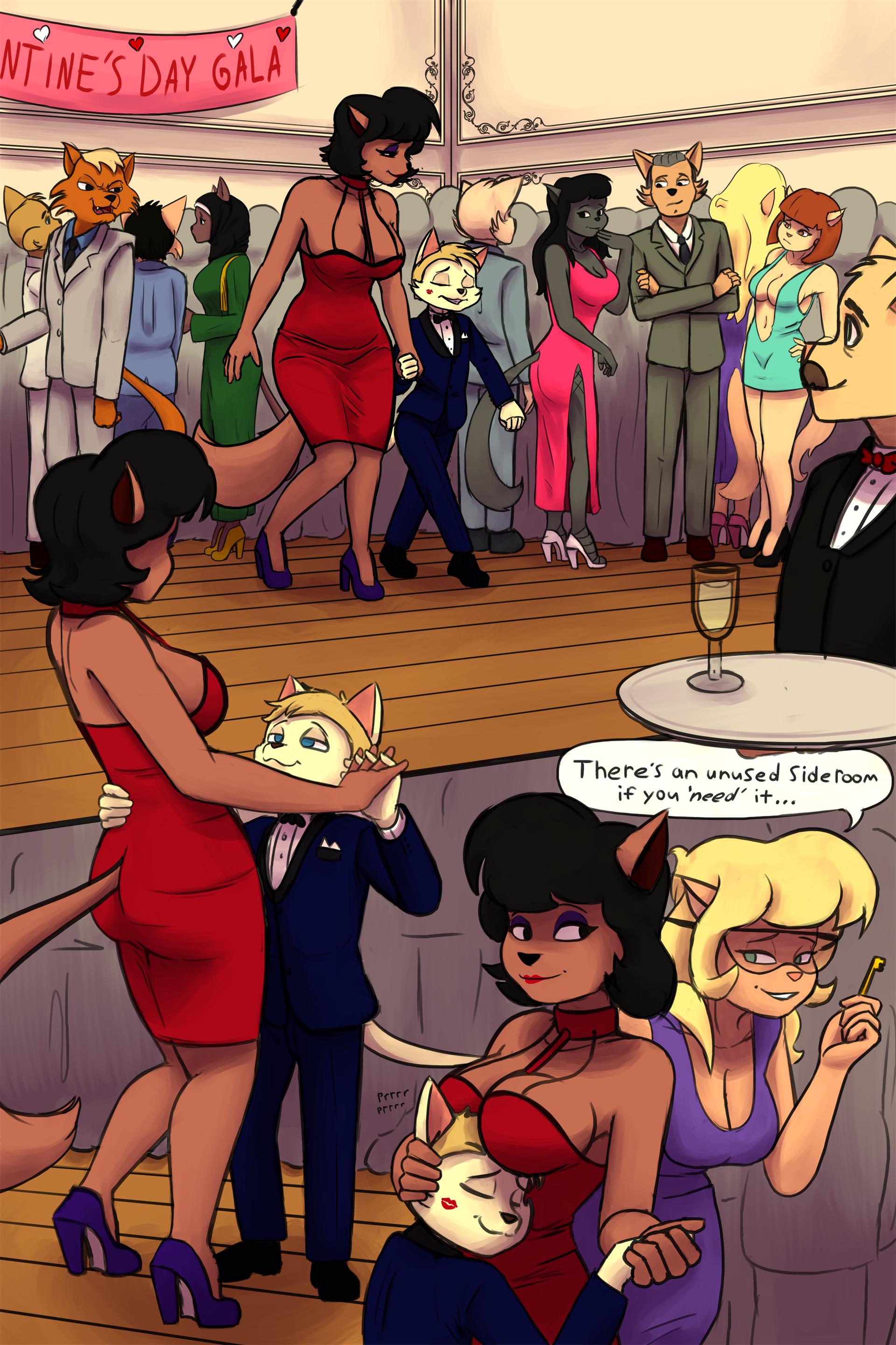 Valentine's Gala - adult comic cover