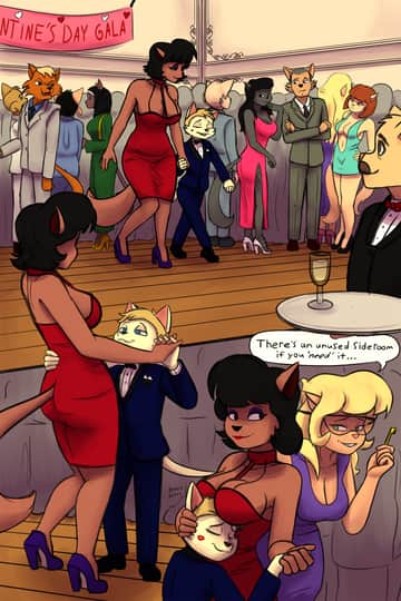 Valentine's Gala - Read free adult comic online