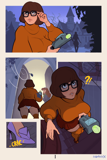 Velma and Daphne's spooky night - Read free adult comic online