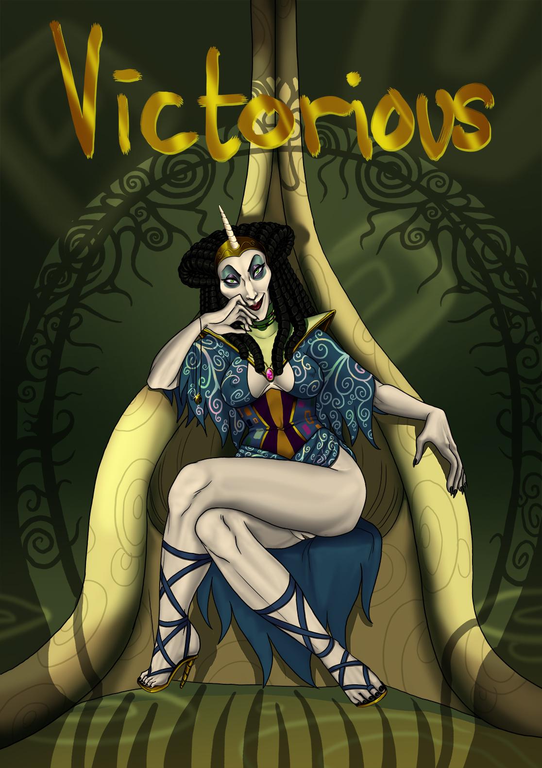 Victorious - adult comic cover