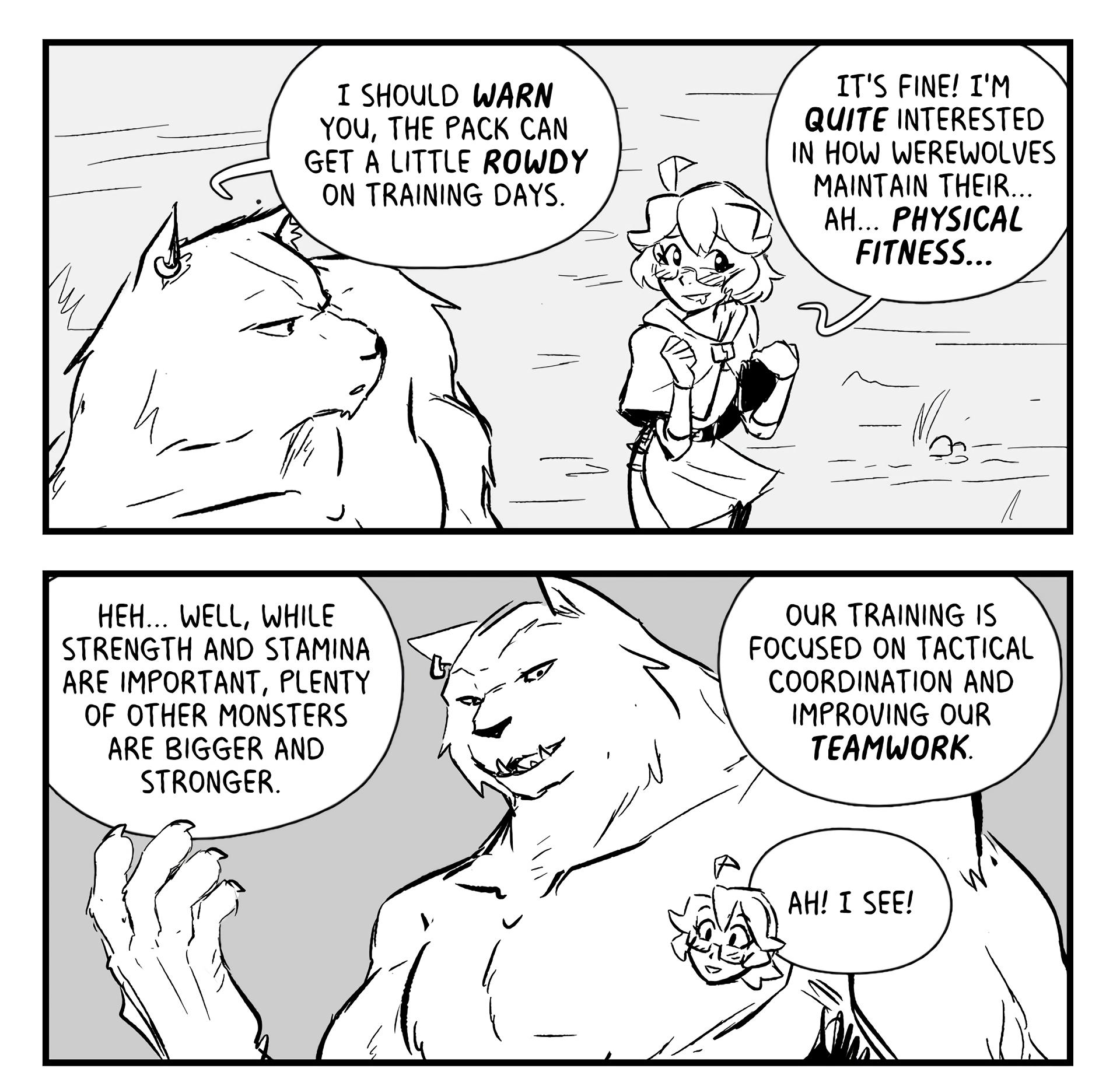 Werewolf Social Behavior - adult comic cover