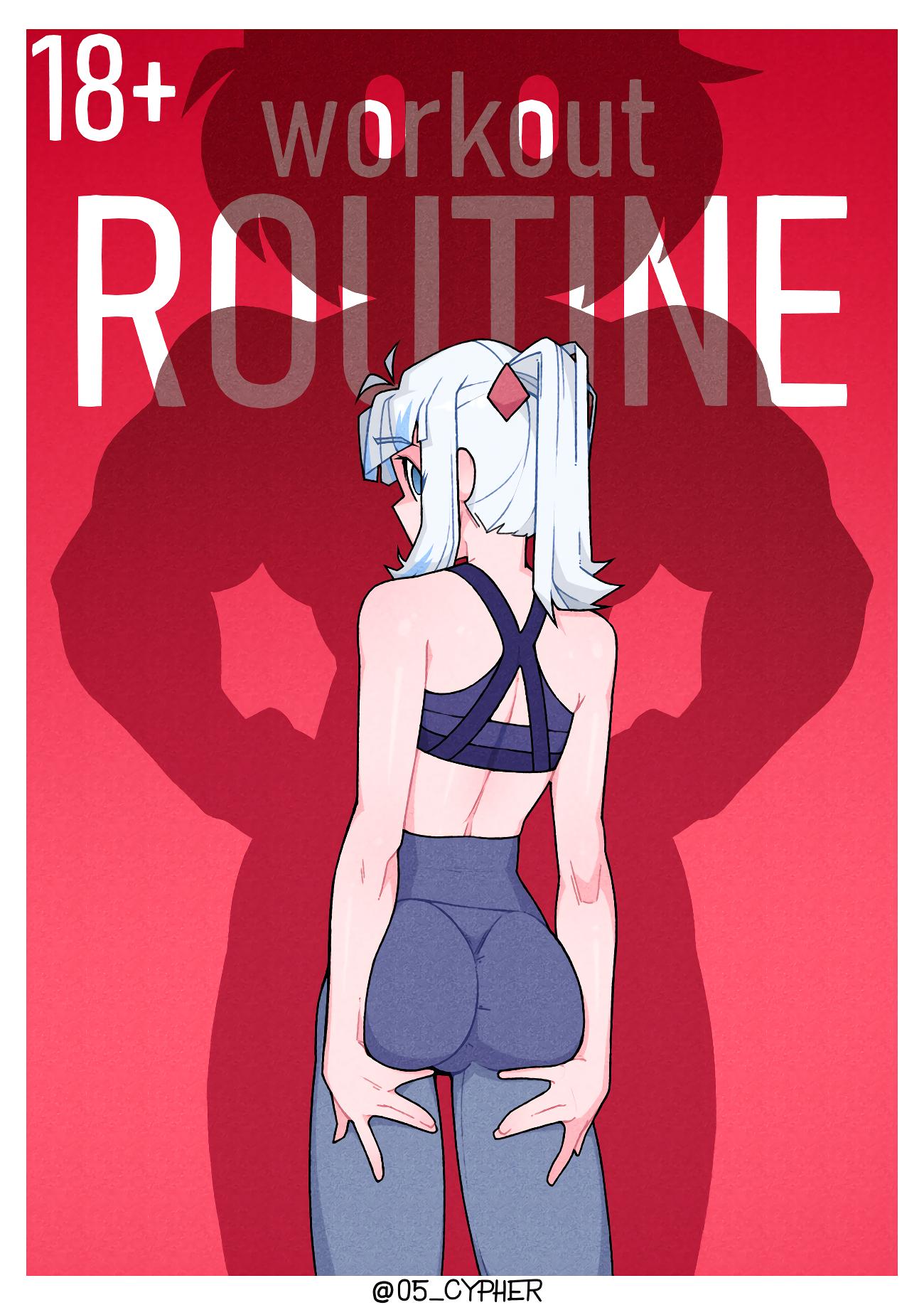 Workout Routine - adult comic cover