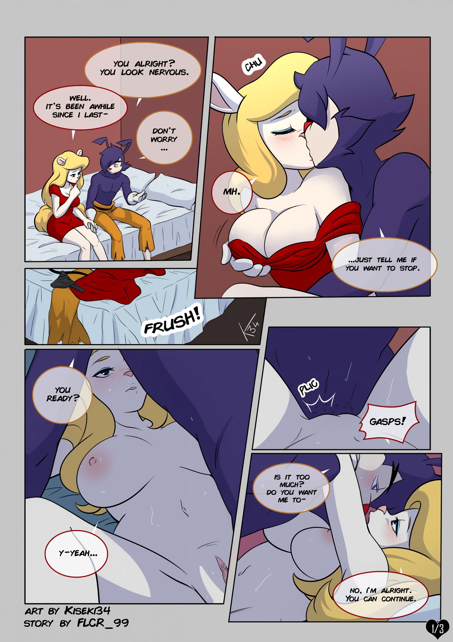 Yakko x Minerva - adult comic cover